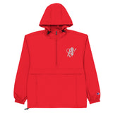 IV LEAGUE X Champion Half-Zip Windbreaker (White Logo)